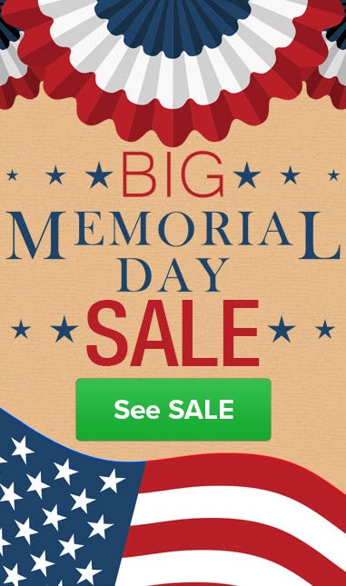 BIG Memorial Day SALE!