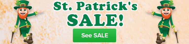 St. Patrick's SALE! Order Today