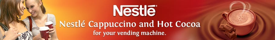 Nestle Cappuccino and Hot Cocoa for your vending machine!