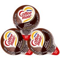 180 Cafe Mocha Chocolate Coffee-mate Creamer Tubs. Nestle Chocolate Flavored Liquid Non-Dairy Creamer Individual Servings, Kosher. 