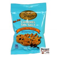 3 oz. Bags, Sweet Serenity Caramel Sea Salt Chocolate Chip Cookies, Vending Machine Snacks, 48 count Cases