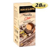 Bigelow Vanilla Chai Black Tea Bags | 28 ct. Box, Gluten Free, Sweet, Spices, Creamy, Flavor, Blend