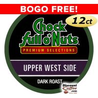 BOGO FREE Sale! Chock full o'Nuts Upper West Side Ground Coffee for Keurig® K-Cup® Coffee Makers.