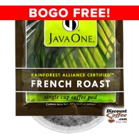French Roast JavaOne Rainforest Alliance Pods 200/Case
