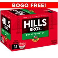 Decaf Hills Bros. Coffee Single Serve Cups 12/Box