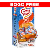 Pumpkin Spice Nestle Coffee-mate Creamer 50/Box