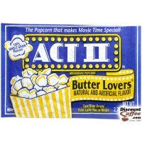 Butter Lovers Act II Microwave Popcorn 32/Case