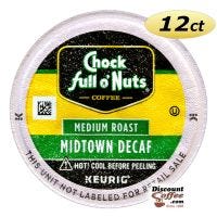 Decaffeinated Midtown Manhattan Chock full o'Nuts K-Cup® Coffee for Keurig® Coffee Makers, Medium Roast Single Serve Cups