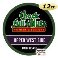 Chock full o'Nuts Upper West Side Ground Coffee for Keurig® K-Cup® Coffee Makers.