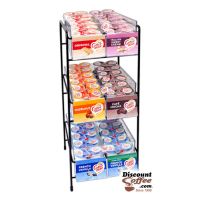 Coffee-mate Creamer Counter Display Rack, Original, Italian Sweet Crème, Hazelnut, Café Mocha, French Vanilla, Zero Sugar French Vanilla,