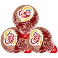 Upgrade your coffee cup with creamy Vanilla Caramel Coffee-mate Creamer. Bulk 180 Count!