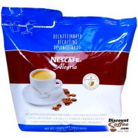 Decaffeinated Alegria Nescafe Coffee 8.81 oz. Bag | Decaf Freeze Dried Soluble Instant Coffee, Hot Vending Beverages.