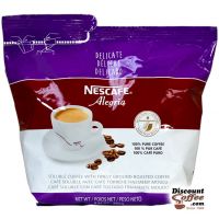 Delicate Alegria Nescafe Coffee 8.81 oz. Bag | Freeze Dried Soluble Instant Coffee, Hot Vending Beverages.