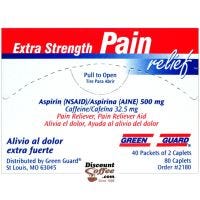 Extra Strength Pain relief Caplets, Compare Bayer Back & Body, Backache, Muscle Aches, Headaches, First Aid.