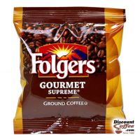 Folgers Gourmet Supreme Coffee Fraction Packs | 42 - 1.75 oz. Pre-measured Ground Coffee Pillow Pack Case.