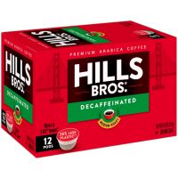 Decaf Hills Bros. Coffee Single Serve Cups 12/Box