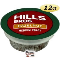Hills Bros Hazelnut Flavored Coffee | Single Serve K-Cup Pods for Keurig Brewers