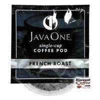 Java One French Roast Single Cup Coffee Pods. Individually Wrapped Single Cup Pods, Foodservice In-Room Coffee, Hotels, Hospitality.