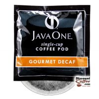 JavaOne Decaf 100% Colombian Single Cup Coffee Pods 200 ct. | Bulk Single-Cup In Room Coffee Case