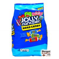 Jolly Rancher Hard Candy Dish Assortment 5 lb. Bag | Individually Wrapped Blue Raspberry, Green Apple, Cherry, Grape and Watermelon Flavored Candies.