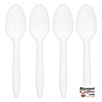 Medium Weight Spoons - Bulk Plastic Cutlery