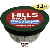 Perfect Balance Coffee Pod | Half Caffeine Hills Bros Medium Roast K-Cup® Pods