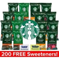 Starbucks Coffee Assortment Variety Pack | Pike Place, Caffe Verona Dark Roast, Decaf Pike Place, Veranda Blend Blonde Roast