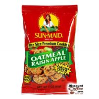 Oatmeal Raisin Apple Sun-Maid Cookies, Biscomerica Cookies