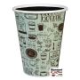 12 oz. Hot Paper Cups Print, Cafe, Coffee Shop, Beans, Coffee House, Espresso, Latte, Tea, Kettle