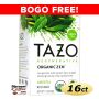 BOGO FREE Sale! Tazo Zen Tea 16 ct. Box | Green Tea, Lemon Verbena Leaves, Lemongrass, Spearmint Leaves Flavored Hot Tea Bags.
