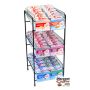 Coffee-mate Creamer Counter Display Rack, Original, Pumpkin Spice, French Vanilla, Sugar Free, Salted Caramel Chocolate, Italian Sweet Creme.