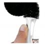 Coffee Pot Brush Grip Handle, Curve to clean glass coffee pots, hook handle for hanging.