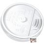 Dart 12UL 12 oz. White Plastic Sip Thru Lids | 10 Individually Wrapped 100 ct. Sleeves, 1,000 ct. Case Made in U.S.A.