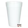 Dart 16J16 16 oz. Styrofoam Coffee Cups | 1,000 ct. Case, White Cold or Hot Insulated Cups Made in U.S.A.