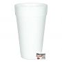 Dart 20J16 20 oz. Styrofoam Coffee Cups | 1,000 ct. Case, White Cold or Hot Insulated Cups Made in U.S.A.