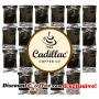 Flavored Coffee Variety Assortment Sampler, Cadillac, Kona, Michigan, Cherry, Cinnamon Hazelnut, Hazelnut Creme, Vanilla Creme and French Roast.