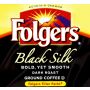 Folgers Black Silk Filter Pack Coffee. Bold, Smooth, Dark Roast Ground Coffee.