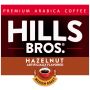 Hills Bros. brand Hazelnut Coffee | Caramel, Spices and Toasted Hazelnut flavored coffee single cup pods.