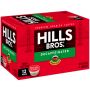 Hills Bros Decaf Coffee box, 24 count single cup pods | 99.7% Caffeine Free, 100% Arabica Coffee.