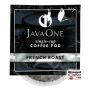 Java One French Roast Single Cup Coffee Pods. Individually Wrapped Single Cup Pods, Foodservice In-Room Coffee, Hotels, Hospitality.