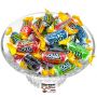 Jolly Rancher Candy Dish Bowl, Blue Raspberry, Cherry, Grape, Watermelon, Green Apple Individually Wrapped Hard Candy.