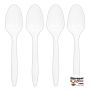 Medium Weight Spoons - Bulk Plastic Cutlery