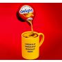 Peppermint Mocha Chocolate Coffee Creamer Cup, International Delight Christmas Seasonal Flavored Cream.