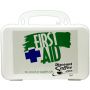 Small Vehicle First Aid Kit | Green Guard Medical Supplies, Pain relief Tablets, Scissors, Ointments, Bandages, Gauze Pads