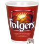 Sweetheart 8 oz. Folgers Trophy Styrofoam Cups