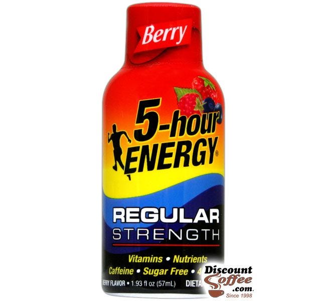 Berry 5 Hour Energy Drink - 2 oz. Bottle