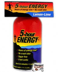 Lemon Lime 5-Hour Energy Drinks