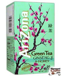 Ginseng & Honey Arizona Green Tea Bags