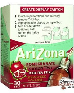 Pomegranate Green Tea AriZona Iced Tea Drink Mix