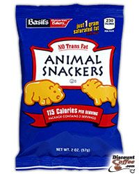 Low Fat Animal Snackers Cookies - No Trans Fats